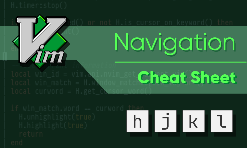 Vim Navigation Cheat Sheet
