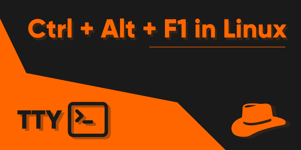 What does Ctrl + Alt + F1 do in Linux?