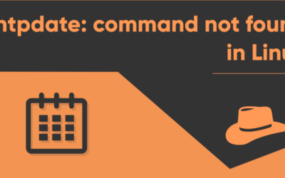 How to fix ‘ntpdate: command not found’ in Linux