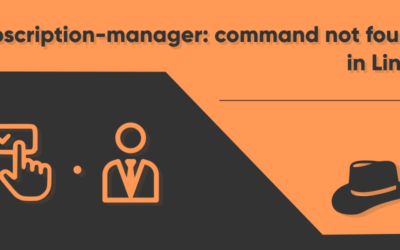 ‘subscription-manager: command not found’ in Linux