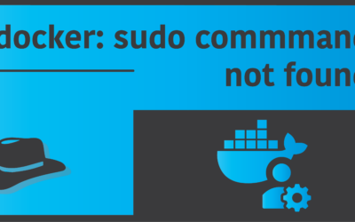 “sudo: command not found” in Docker