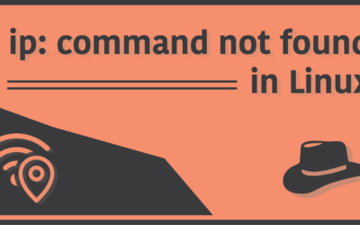 How to fix ‘ip: command not found’ in Linux